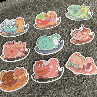 Snails Stickers Lot!! Free Shipping !!