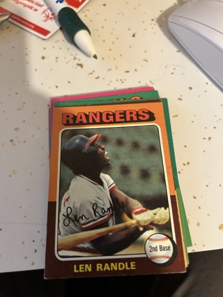 1975 topps len randle