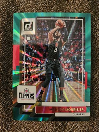 2022-23 Donruss Holo Green Laser Marcus Morris Sr.