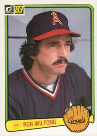 Rob Wilfong 1983 Donruss California Angels