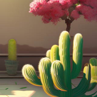 Listia Digital Collectible: Cactus & Flower Tree