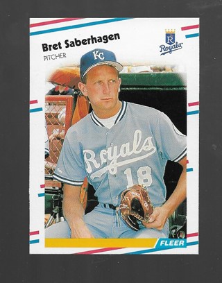 1988 FLEER BRET SABERHAGEN #268