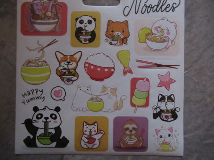 So cute stickers~~ 'PANDA & NOODLES' ~ 