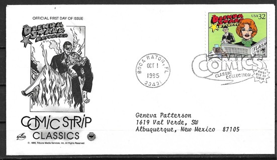 1995 Sc3000t Comic classics: Brenda Starr Reporter FDC