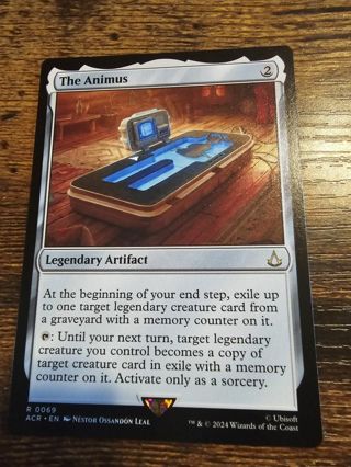 Magic the gathering mtg The Animus rare card Assassins Creed