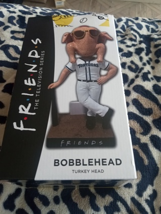 Bobble head turkey head tv show friends 