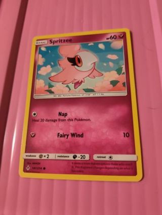 Spritzee Pokemon Card