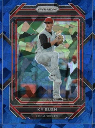 2023 Panini Prizm KY Bush Blue Ice