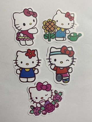 HELLO KITTY STICKERS~LOT #3~VINYL/WATERPROOF~FREE SHIPPING!