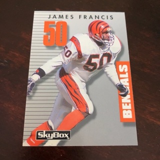 1992 Skybox Primetime - [Base] #354.1 James Francis