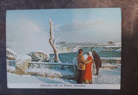 Horseshoe Falls In Winter Postcard 