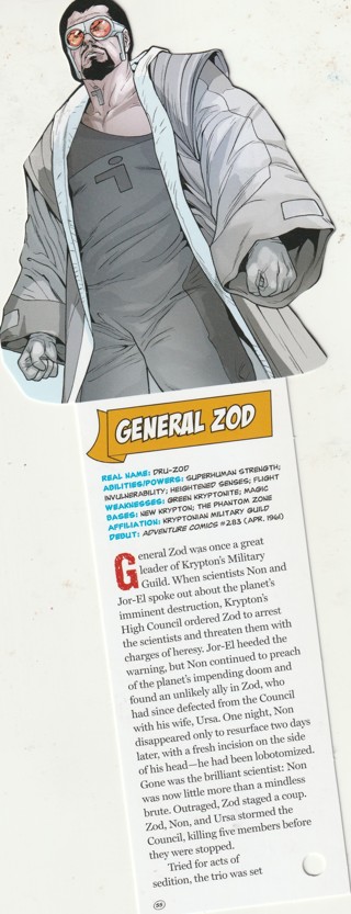 Fandex, DC Comics Card: Very Unusual Shape: GENERAL ZOD