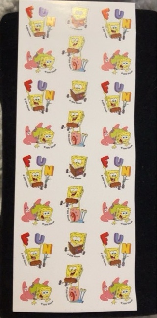 24 SpongeBob  Stickers