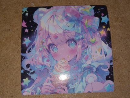 Beautiful one vinyl sticker no refunds regular mail only Very nice quality!