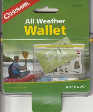 Waterproof All Weather Wallet 4.5" x 6.25" 