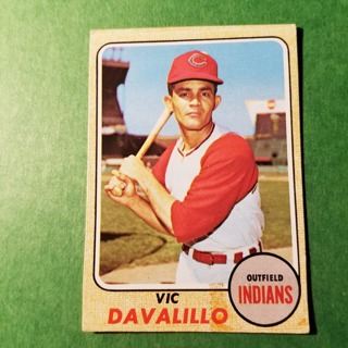 1968 - TOPPS BASEBALL CARD NO. 397 - VIC DAVALILLO - INDIANS