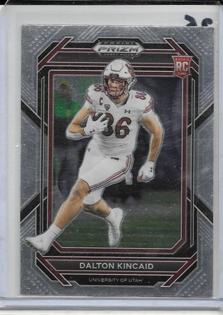 Dalton Kincaid 2023 Prizm Draft #157 Rookie Card