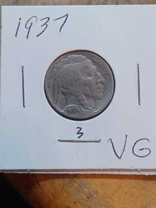 1937 Buffalo Nickel! 30.3