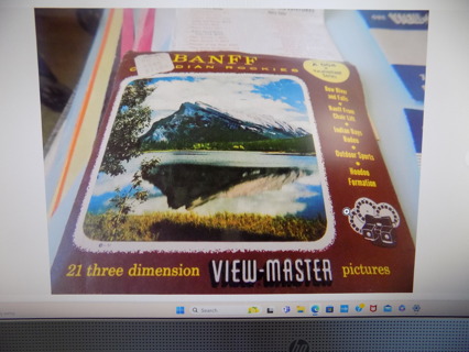 Vintage 1956 BANIFF National Park 3 View Master Reels