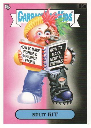 2022 Garbage Pail Kids GPK Book Worms #96a Split Kit GPK Card