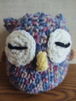 Hand Crocheted Amigurumi Owl