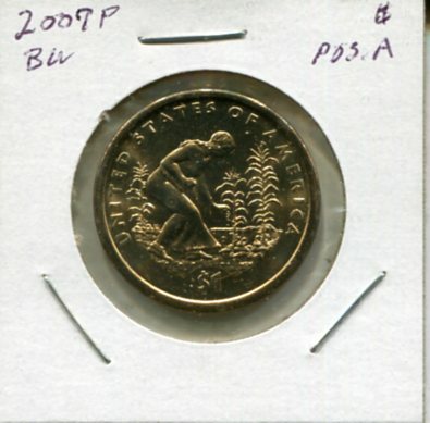 FREE: 2009 P "Planting Corn" Sacajawea Dollar-B.U.