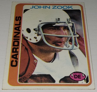 ♨️♨️ 1978 Topps John Zook Football card # 444 St. Louis Cardinals ♨️♨️