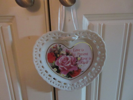 Ceramic Heart Plate Wall Hanging