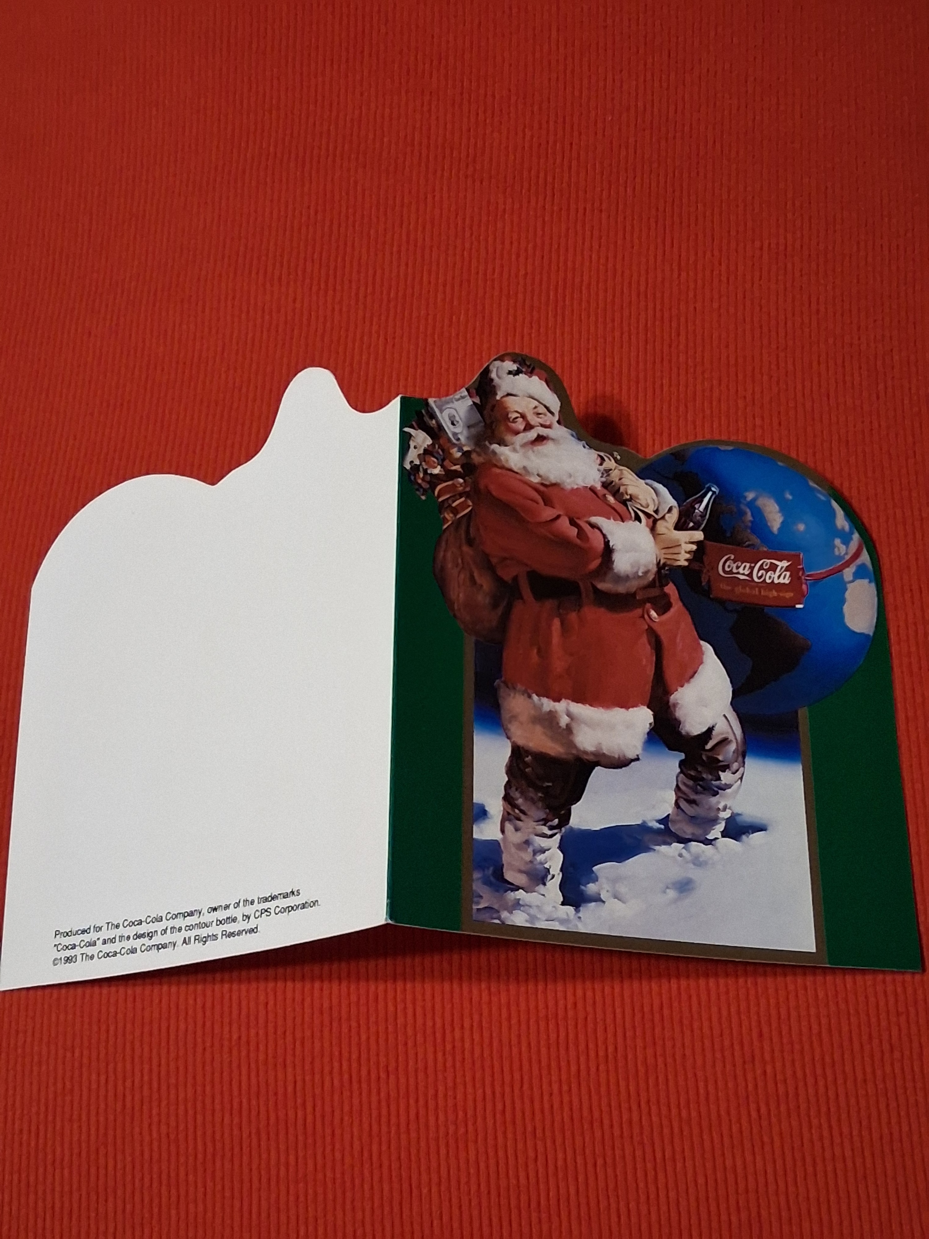 FREE: Coca-Cola Santa Notecard