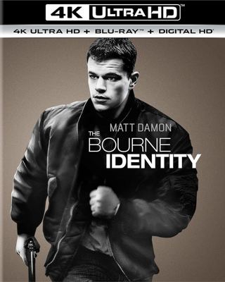 The Bourne Identity (Digital 4K UHD Download Code Only) *Matt Damon* *Franka Potente* *Brian Cox*