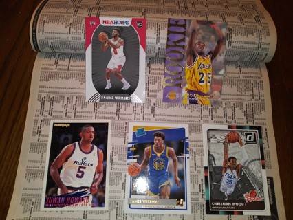 Five Card Basketball Rookie Lot