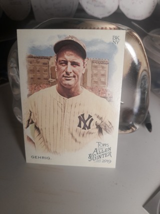 2019 Lou Gehrig Topps Allen & Ginter World Champions