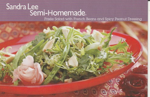 Recipe card: Frisee Salad w/ Beans & Peanut Dressing