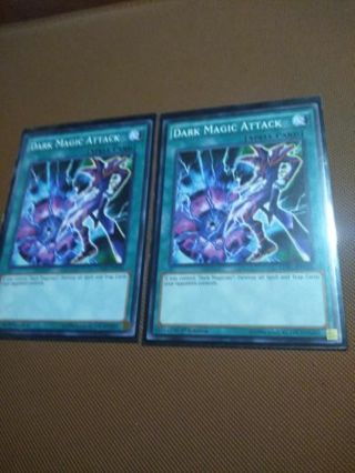 YUGIOH Dark Magic Attack x2 cards