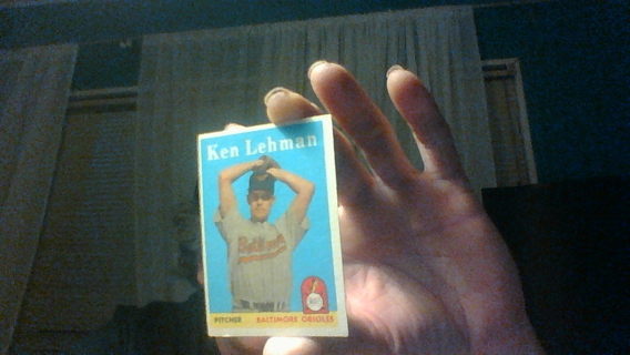 1958 baseball card