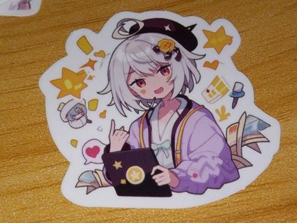 Anime Cute 1⃣ vinyl sticker no refunds regular mail only Very nice quality!