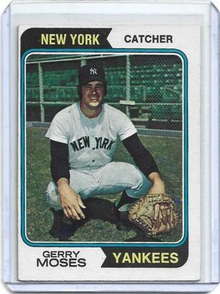 1974 TOPPS GERRY MOSES CARD