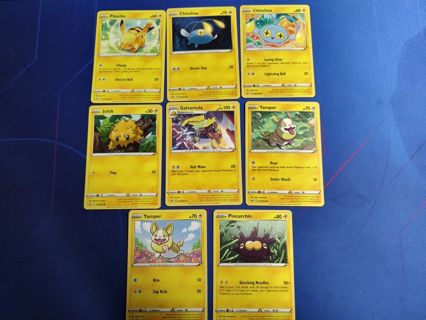 Pokemon SWSH Electric Cards