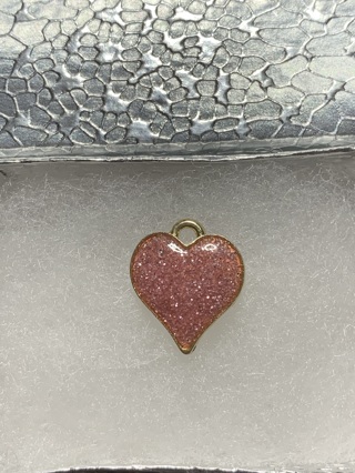 ❣HEART CHARM~#4~PINK~FREE SHIPPING❣