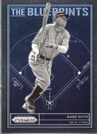 2023 Panini Prizm Babe Ruth Blueprints