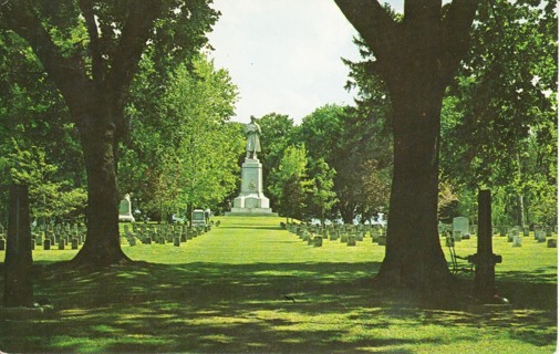 Vintage Postcard Antietam National Cemetery, MD