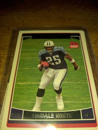 Two card lot football  LenDale White both rookies 