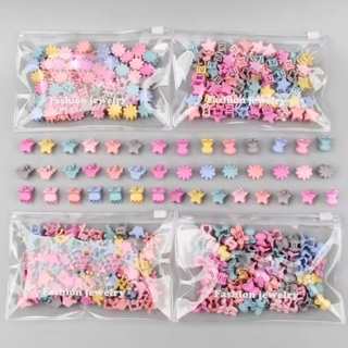 120pcs Set of Mini Colorful Hair Claw Clips for Girls