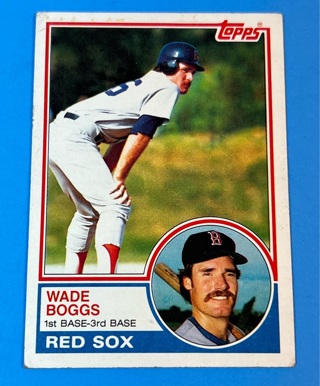 1983 Topps Wade Boggs Rookie Card 498