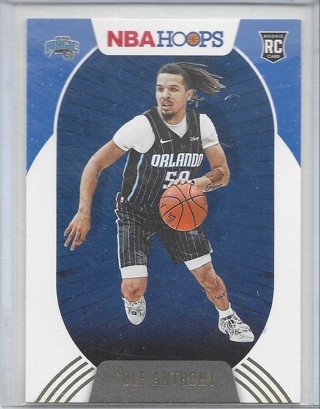 Cole Anthony 2020-21 Hoops #234 Rookie Card
