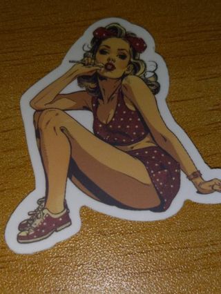 Girl one Cute vinyl lab top sticker no refunds regular mail win 2 or more get bonus