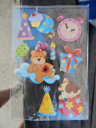 NEW Scrapbook EMBELLISHMENTS ~~  BIRTHDAY PARTY