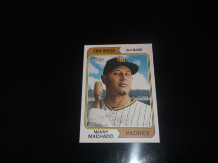 2023 Heritage     Manny Machado   card  #  250   San Diego Padres