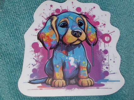 Dog Cool nice one vinyl sticker no refunds regular mail only Very nice quality!