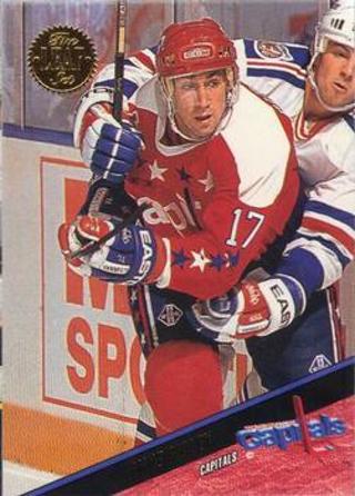 Tradingcard - 1993-94 Leaf #102 - Mike Ridley - Washington Capitals